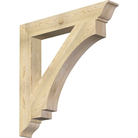 Ekena Millwork Imperial Traditional Rough Sawn Bracket, Douglas Fir, 6"W x 44"D x 44"H BKT06X44X44IMP01RDF